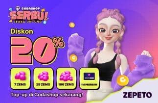 Top up Zems DISKON 20%